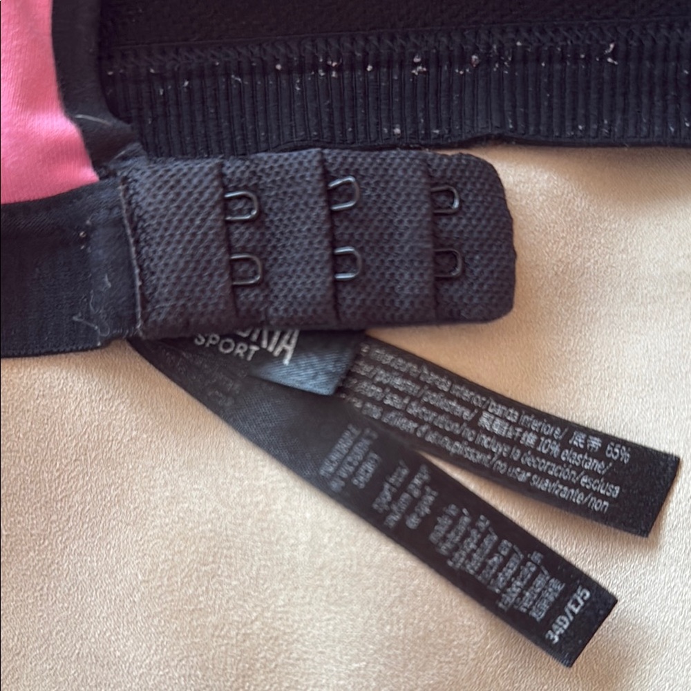 Victoria Secret Sport 34D Pink VS Sports Bra - Picture 5 of 11
